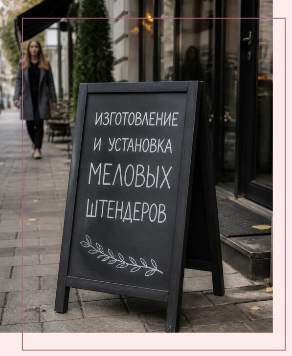 Меловые штендеры в Гукове по цене от 6673 р. | Аванза-Гкв